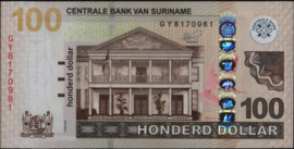 Suriname  PLS16.1b/P111 5 Gulden 1963