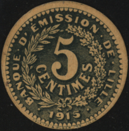 Frankrijk - Noodgeld - Lille JPV-59.3058 5 Centimes 1915