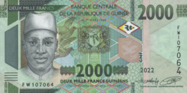 Guinée B342.b 2.000 Francs 2022
