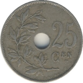 België KM69 25 Centimen 1910-1929