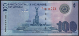 Nicaragua P204/B500 100 Córdobas 2007