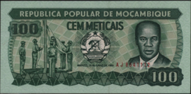 Moçambique P130/B215 100 Meticais 1983