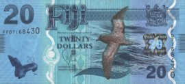 Fiji P117.a 20 Dollars 2013