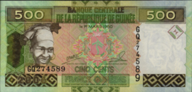 Guinea  P39 500 Francs 2006