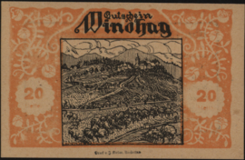 Austria - Emergency issues - Windhag bei Waidhofen an der Ybbs KK. 1244.e 20 Heller (No date)