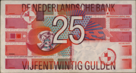 Netherlands  PL71 25 Gulden 1989