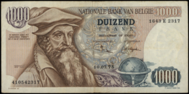 België P136.b 1.000 Francs 1975