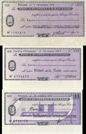 Banca di Trento e Bolzano 100 Lire