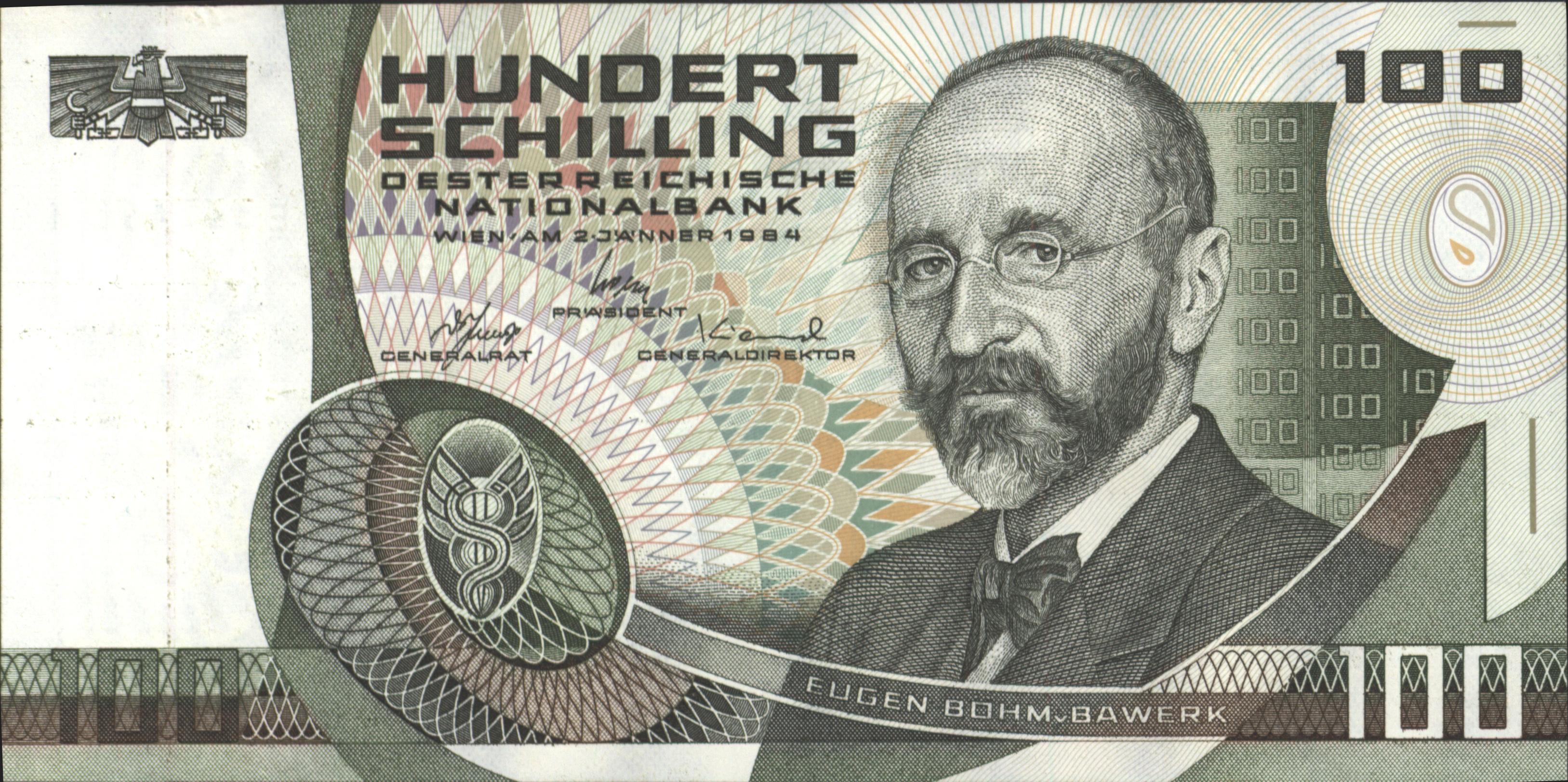 Austria P150 100 Schilling 1984