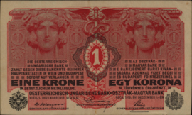 Austria-Hungary  P20 1 Korona 1916