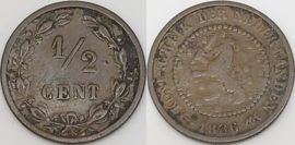 Nederland Sch.728 1/2 Cent 1886