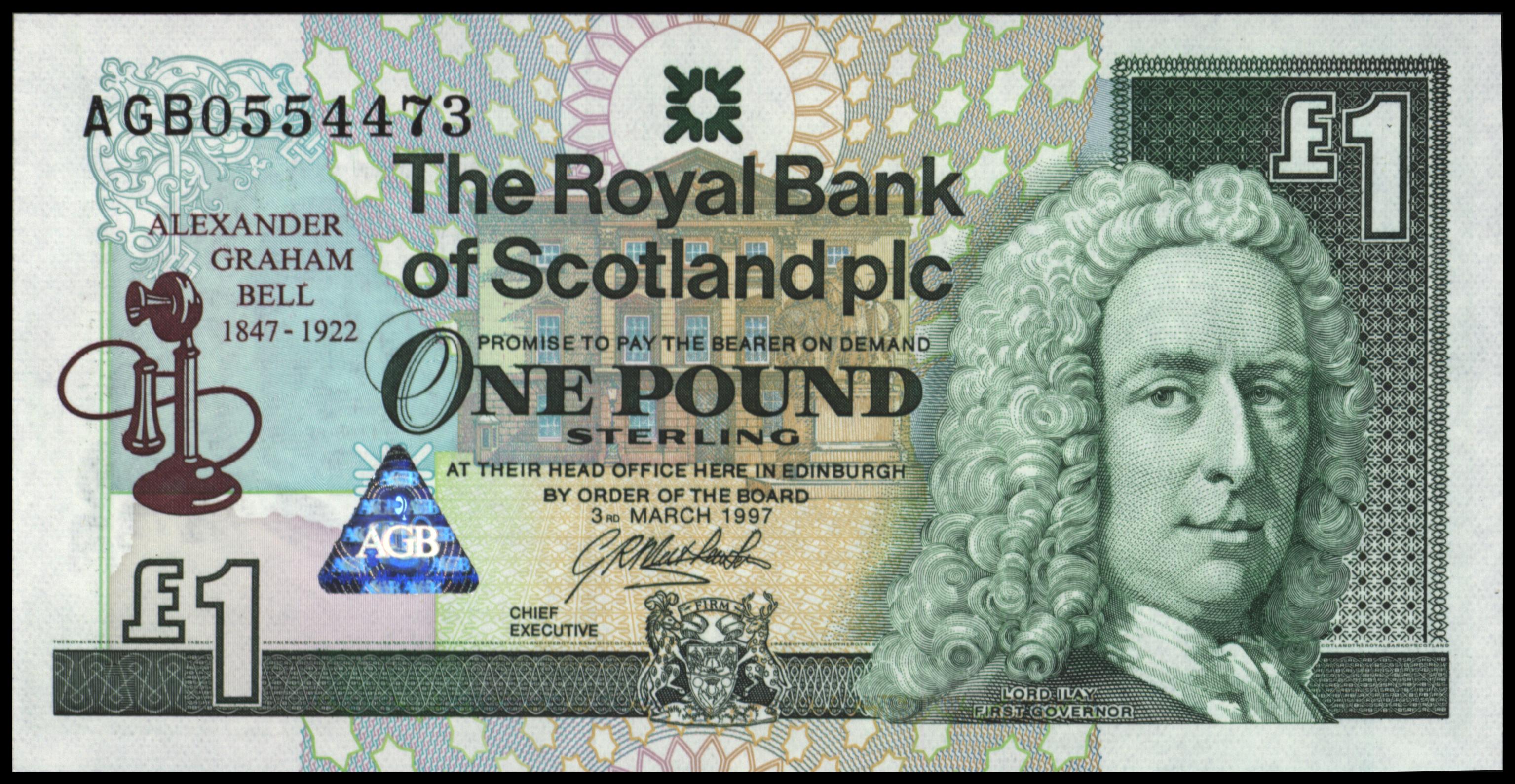 Royal Bank of Scotland plc P359 1 Pound 1997 COMMEMORATIVE
