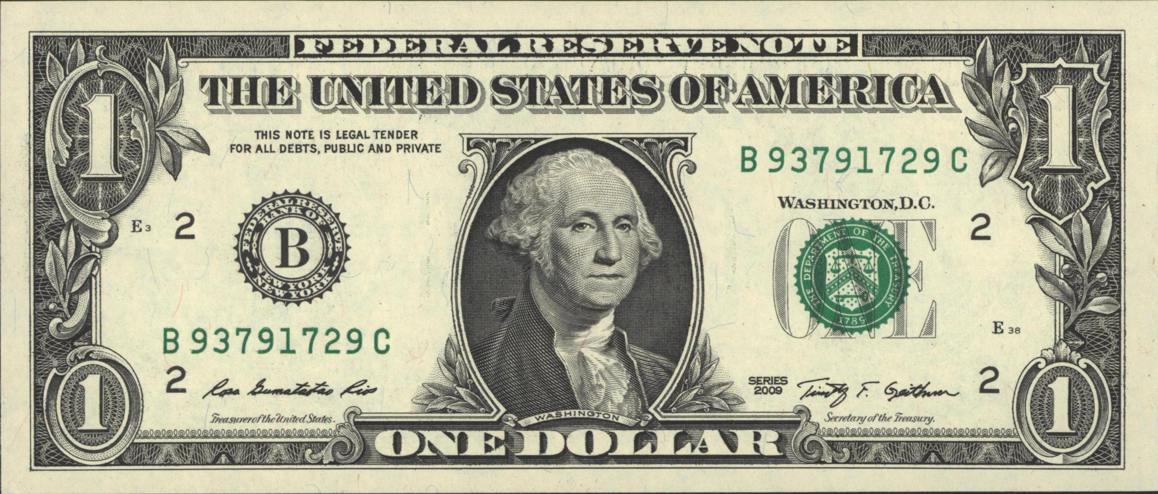 United States of America (USA) P530 1 Dollar 2009