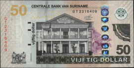 Surinam Dollars PLSD2.4.d2 50 Dollars 2019