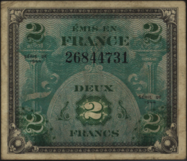 Frankrijk P114 2 Francs 1944