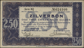 Netherlands  PL14/AV011 2½ Gulden 1938