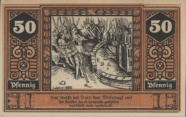 Duitsland - Noodgeld - Wilsnack Grab/Mehl.:1433 50 Pfennig 1922