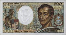 France P155 200 Francs 1981-94