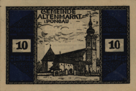 Austria - Emergency issues - Altenmarkt  KK.:31 10 Heller 1920