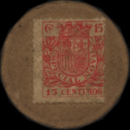 Spain  P96.R 15 Centimos 1938