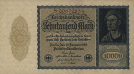 Duitsland Ros.069b 10.000 Mark 1922 DEU78b