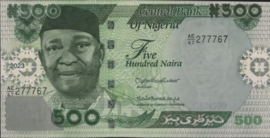 Nigeria  P30 500 Naira 2005