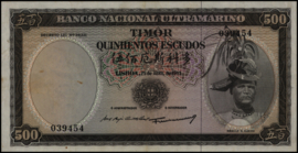 Timor  P29 500 Escudos 1963