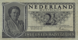 Netherlands  PL217 2½ Gulden 1949