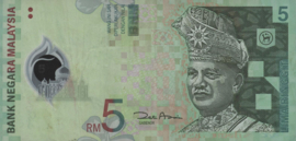 Maleisië  P47 5 Ringgit 2004 (No date)