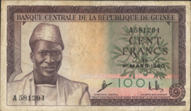 Guinée  P13 100 Francs 1960