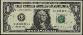 United States of America (USA) P496 1 Dollar 1995