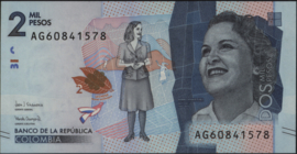 Colombia P458.c 2.000 Pesos 2017