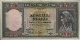 Griekenland P110 1.000 ΔΡΑΧΜΑΙ / Drachmes / Drachmai 1939