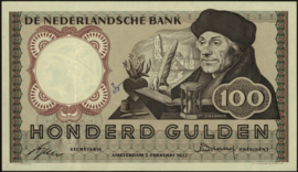 Netherlands PL102/AV085 100 Gulden 1953