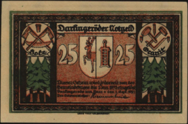 Germany - Emergency issues - Darlingerode Grab: 258 25 Pfennig 1921