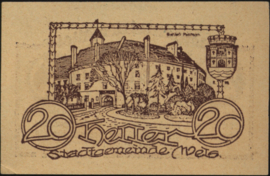 Oostenrijk - Noodgeld - Wels KK. 1167.I 20 Heller 1920 (No date)