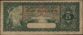 Netherlands / Dutch Antilles / Curaçao  PLNA11.1b 5 Gulden 1939