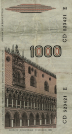 Italië P109 1.000 Lire 1982