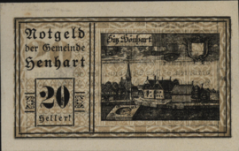 Austria - Emergency issues - Henhart KK.:366 20 Heller 1920