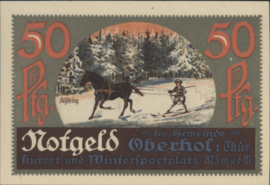 Germany - Emergency issues - Oberhof Grab/Mehl.:996 50 Pfennig 1921