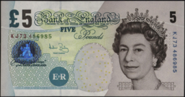 Engeland P391 5 Pounds 2002 (No date)