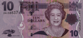 Fiji P111 10 Dollars 2007