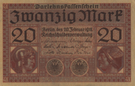 Duitsland P57 20 Mark 1918
