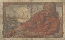 Frankrijk P100.c 20 Francs 1949