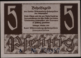 Germany S1007.a 5 Pfennig 1947