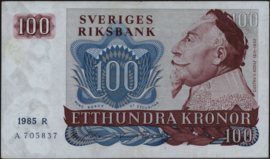 Sweden P54.c 100 Kroner 1985