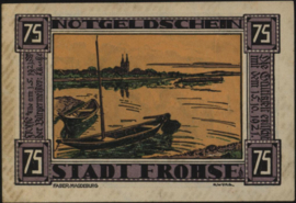 Duitsland - Noodgeld - Frohse Grab.: 397 75 Pfennig 1921