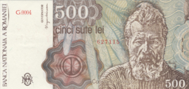 Romania  P98 500 Lei 1991