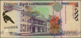 Suriname  PLS21.8/ELM 5.000 Gulden 1999