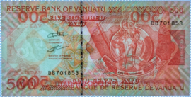 Vanuatu   P5 500 Vatu 1993-2010